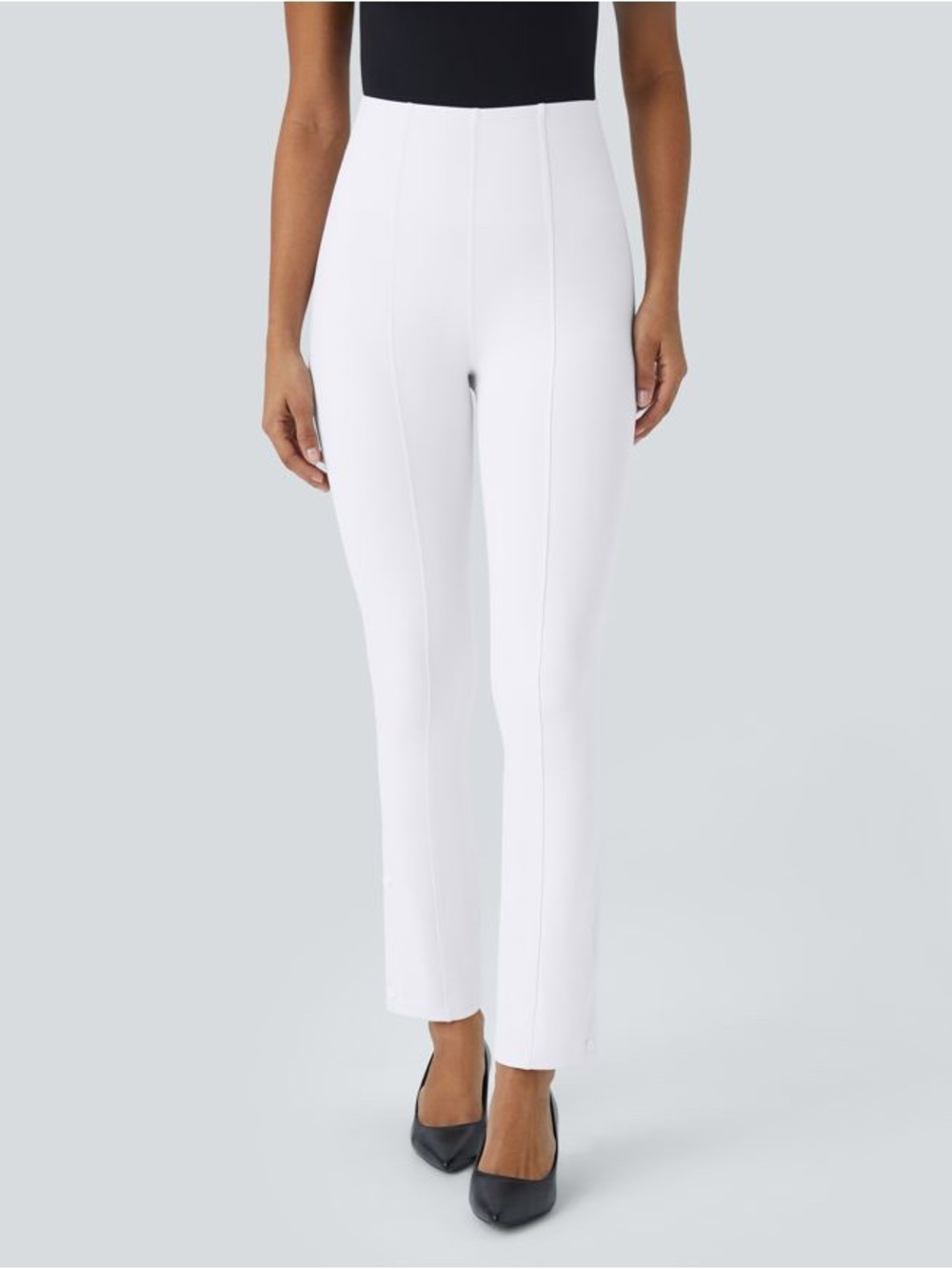 Halara Flex™ High Waisted Tummy Control Adjustable Hem Work 7/8 Pants
